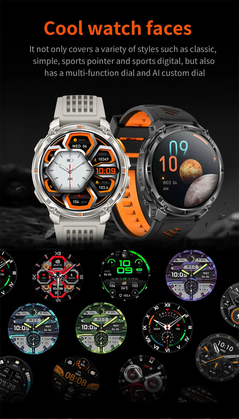 T-Rex3 Ultra Military Smart watches