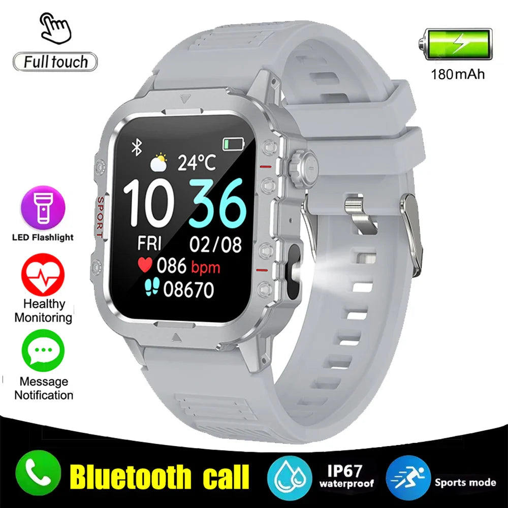 Men’s Military-Style Smart Watch