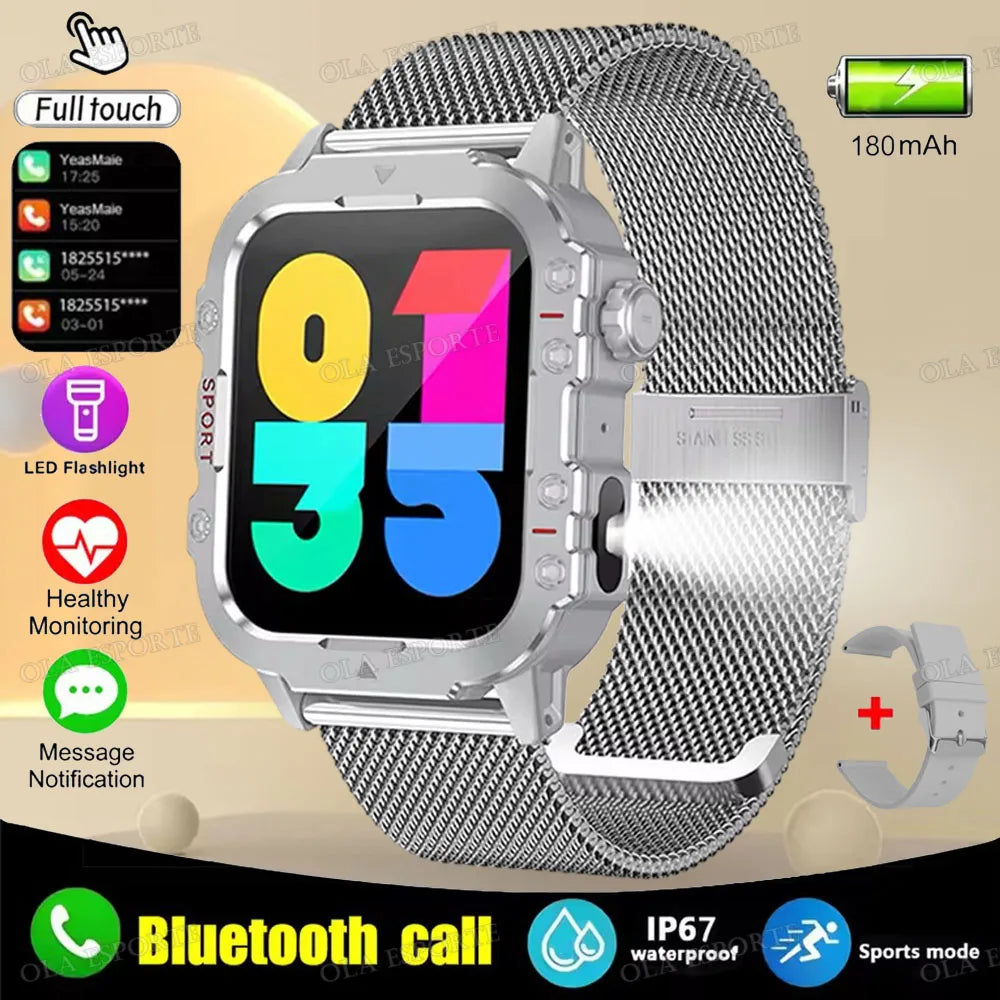Men’s Military-Style Smart Watch