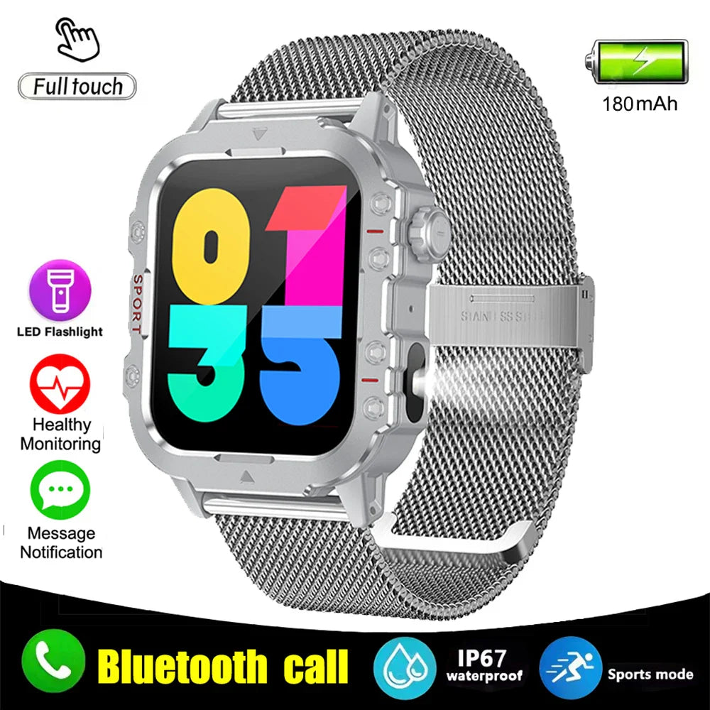Men’s Military-Style Smart Watch