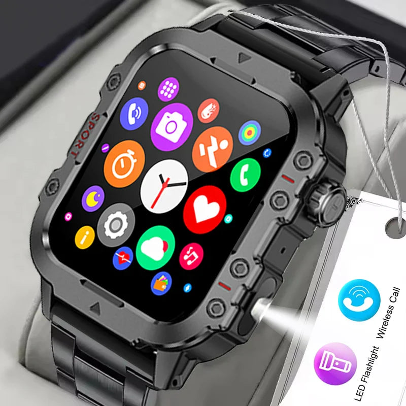 Men’s Military-Style Smart Watch