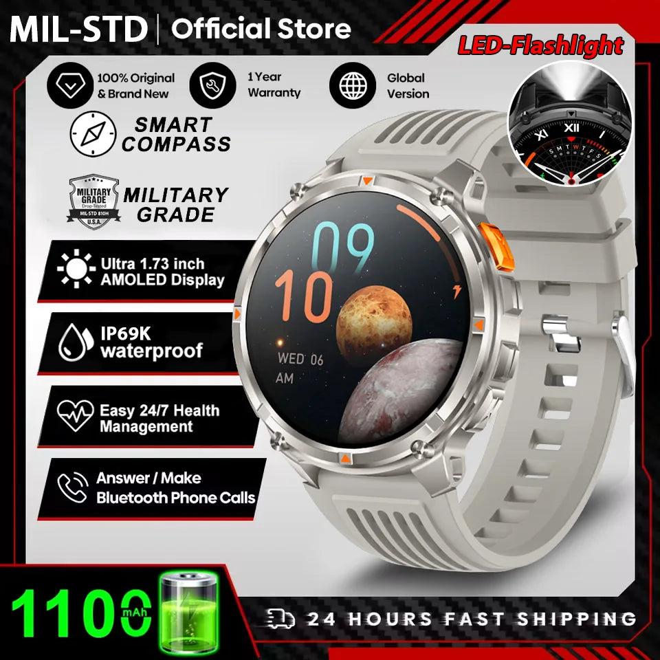 T-Rex3 Ultra Military Smart watches