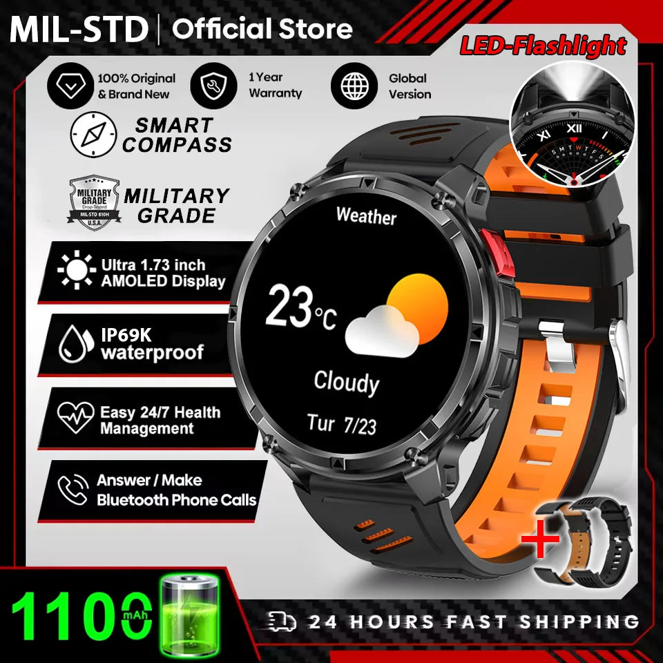 T-Rex3 Ultra Military Smart watches