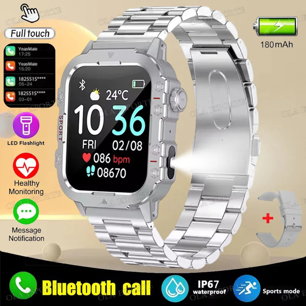 Men’s Military-Style Smart Watch