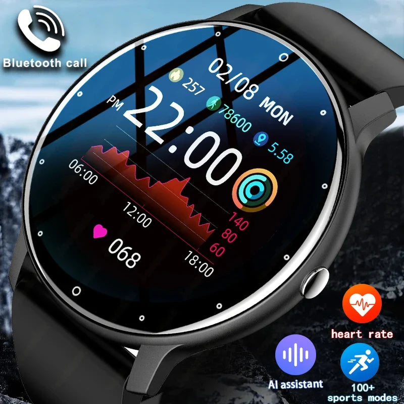 Smart Watch for Men - Sports Fitness Tracker Bluetooth Call