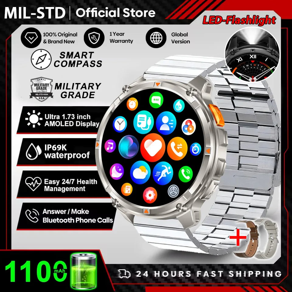 T-Rex3 Ultra Military Smart watches