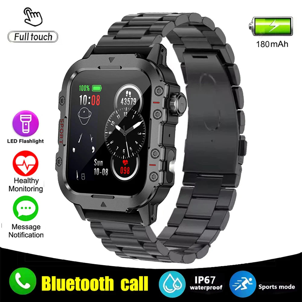 Men’s Military-Style Smart Watch
