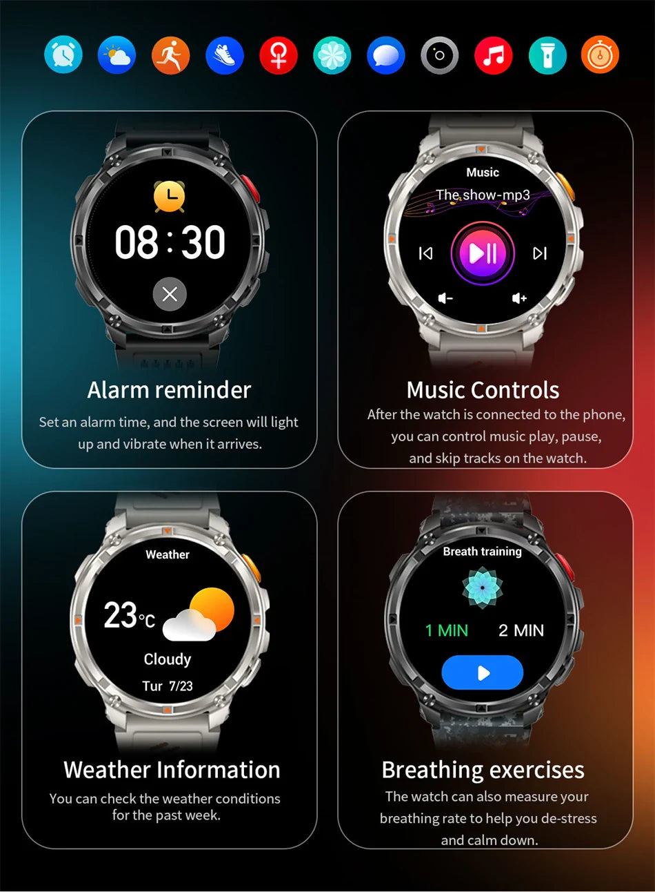 T-Rex3 Ultra Military Smart watches