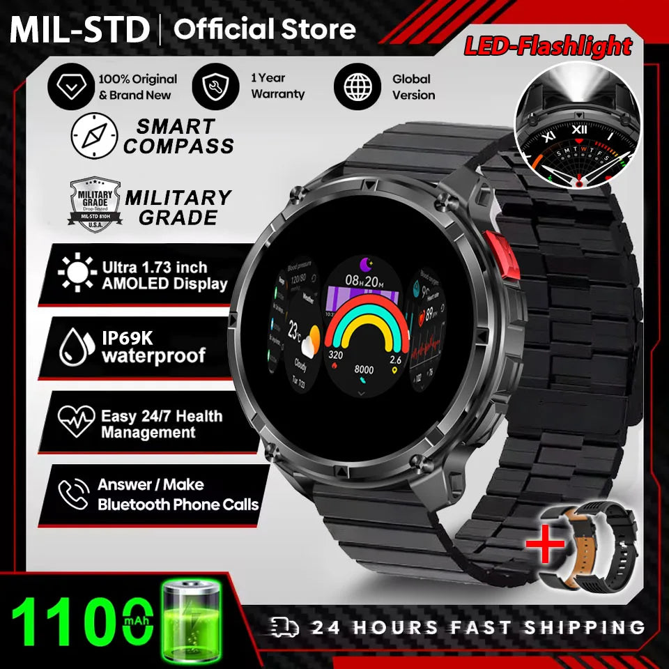 T-Rex3 Ultra Military Smart watches