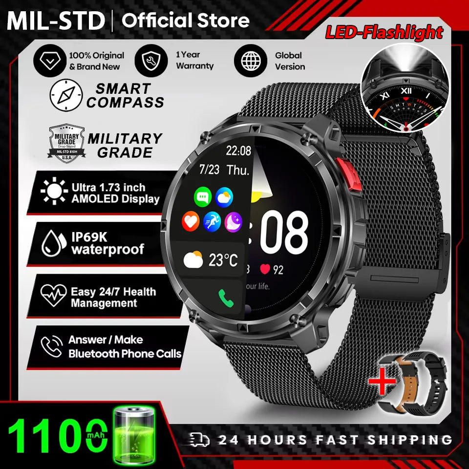 T-Rex3 Ultra Military Smart watches