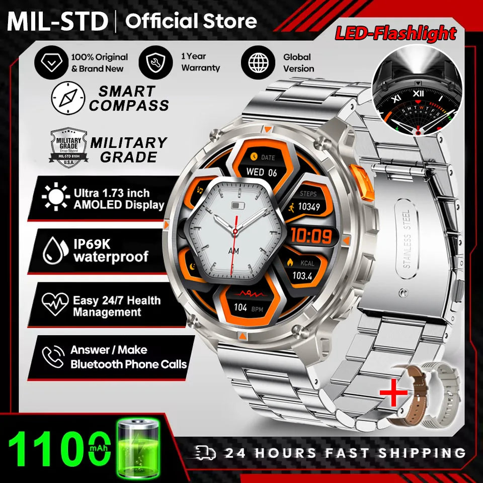 T-Rex3 Ultra Military Smart watches
