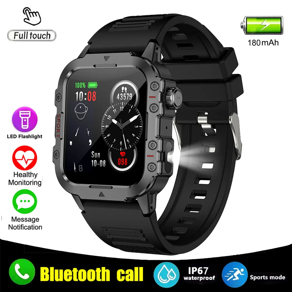 Men’s Military-Style Smart Watch
