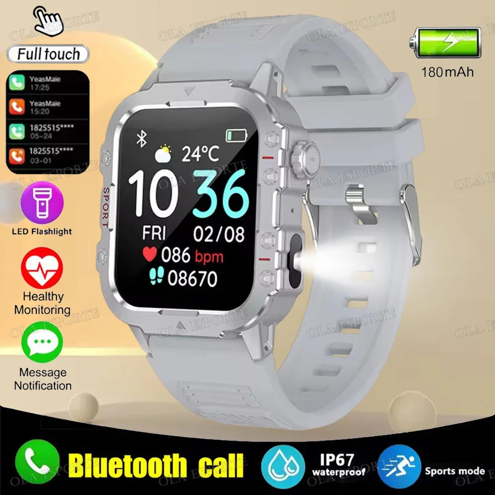 Men’s Military-Style Smart Watch