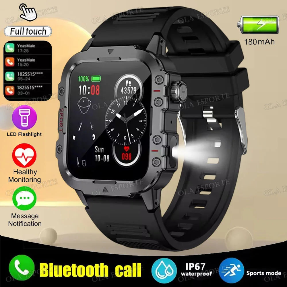 Men’s Military-Style Smart Watch