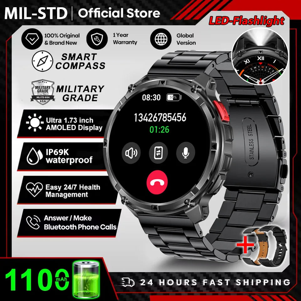 T-Rex3 Ultra Military Smart watches